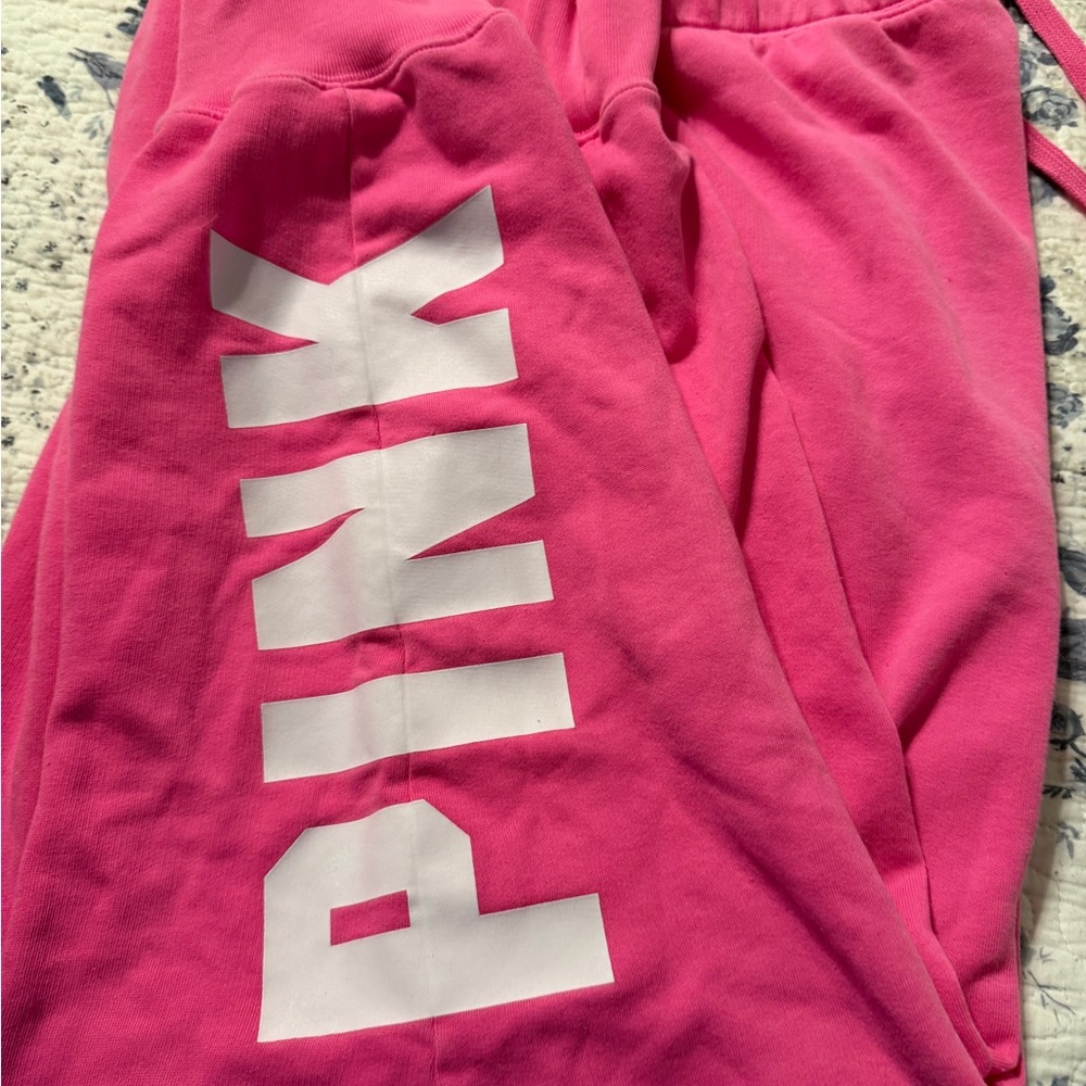PINK Victoria's Secret Joggers in Vibrant Pink